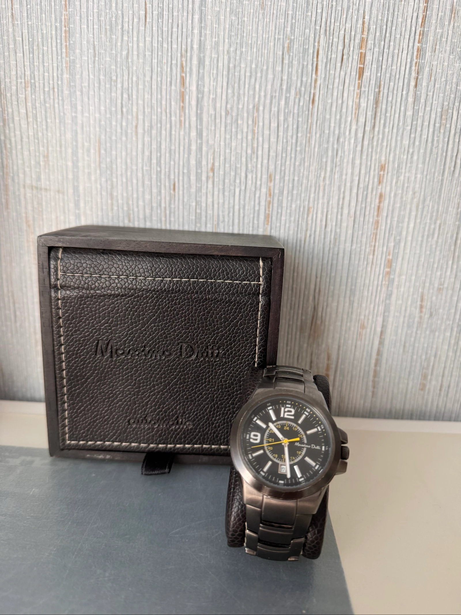 ⌚ Original Massimo Dutti Black Watch + Box | Elegant | Very Well Maintained – photo 3